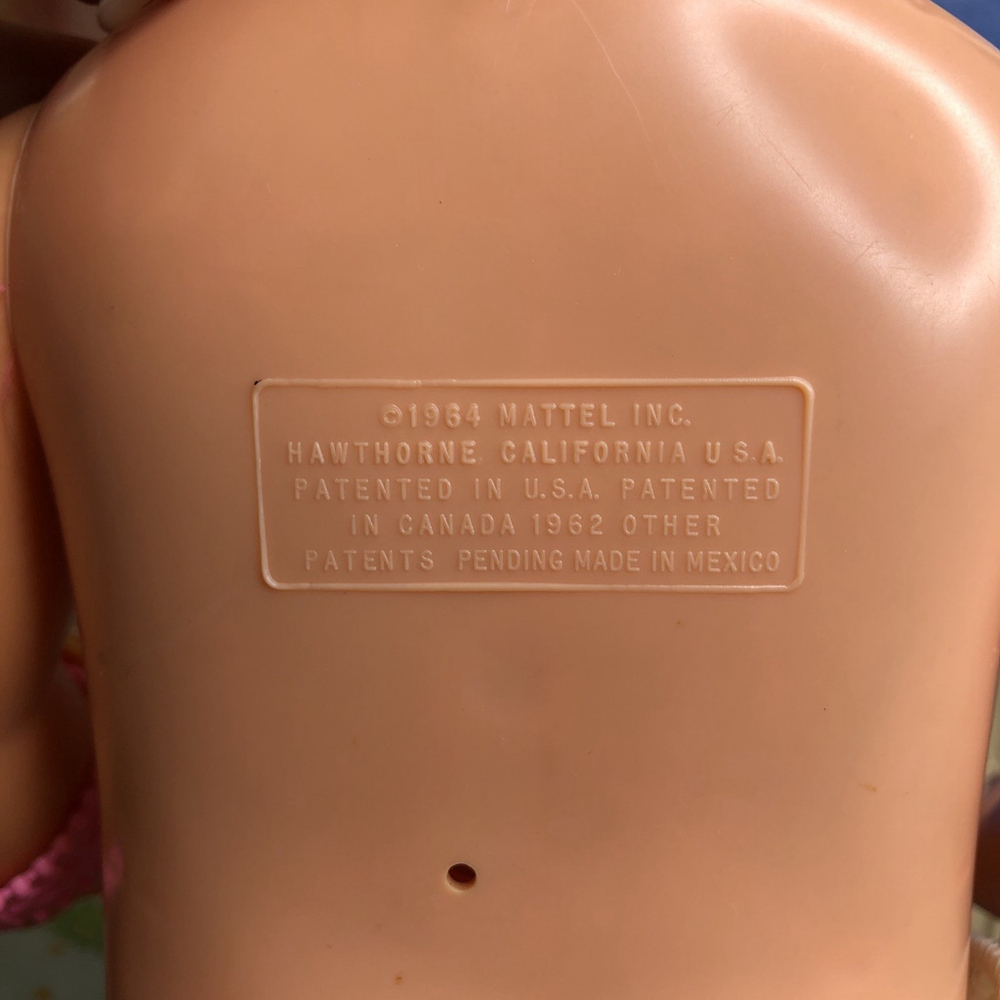 Vintage 1964/1970 Mattel Timey Tell Doll * Not In Working Condition * Read MX - Picture 4 of 15